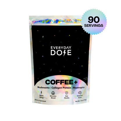 90 Serving Coffee + Jumbo X Dozes Bag | 45mg Caffeine